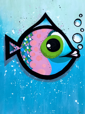 Shortt Design Print 'Funky Fish'